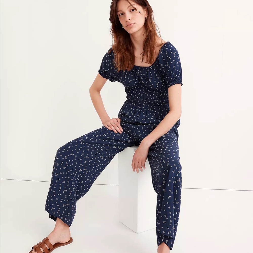Madewell Sophia Jumpsuit in Bandana Flower